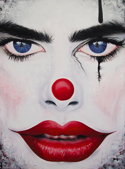 The | CLOWN - Oil Canvas -